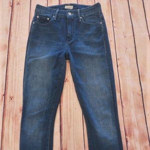 MOTHER The Looker Ankle Fray Skinny Jeans